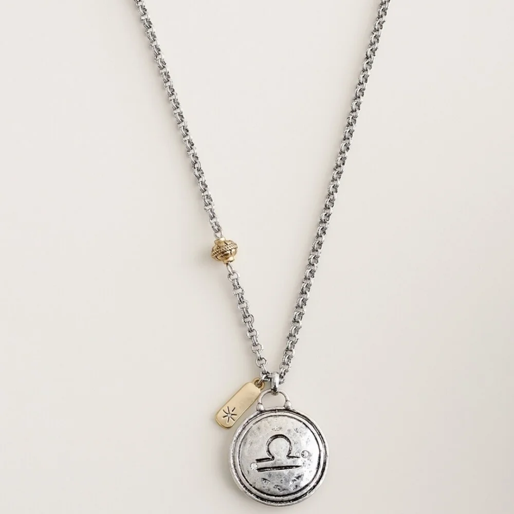 CHICO'S ZODIAC LIBRA NECKLACE - Picture 2 of 3